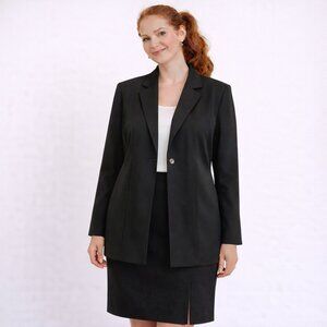 Dress Barn Black Skirt Suit
